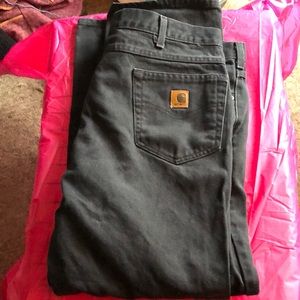 Men’s Black Carhartt Relaxed Fit jeans 42x30